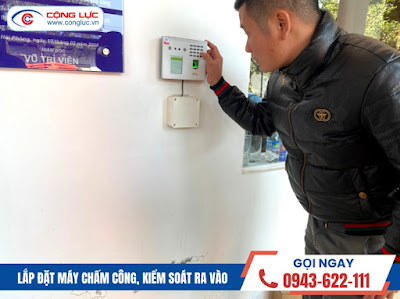 lắp máy chấm công khuôn mặt Zkteco mb-40vl giá rẻ