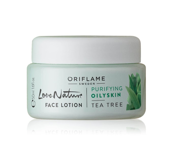 Oriflame Love Nature Tea Tree Face Lotion For Oily Skin Review 