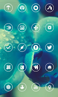 Round White Theme Go/Nova/Apex v2.7