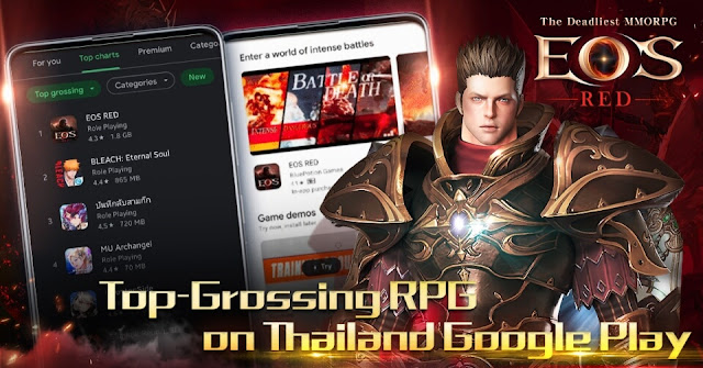 MMORPG EOS RED tops Thai market, ranks 4 in PH, Indonesia