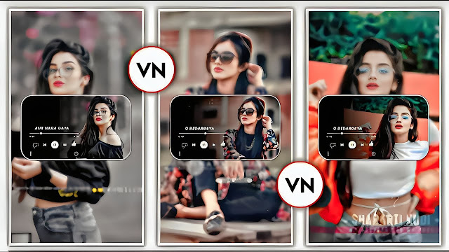 Lo-fi Remix Status Video Editing in VN Video Editor on Android