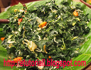 Resep Tumis Daun Ubi Aroma Terasi