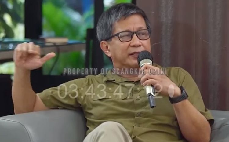 Elektabilitas Bacapres Ibarat Baliho di Pinggir Jalan, Rocky Gerung: Kalau Tidak Sebut Sumber Uangnya, Itu Survei Bohong!