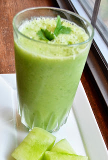 Resep minuman segar es pop melon praktis