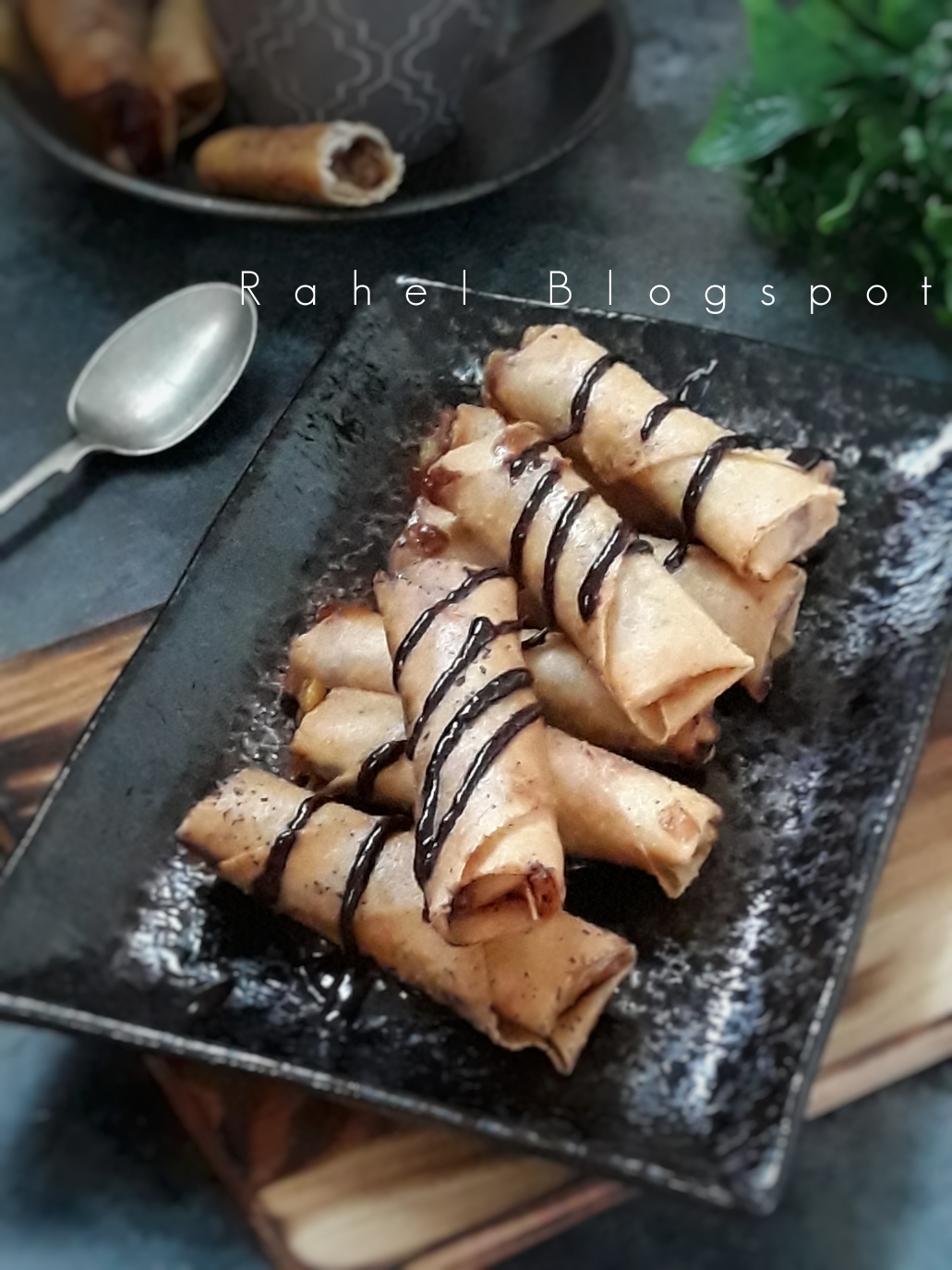 Rahel Blogspot: Popia Goreng Pisang Coklat