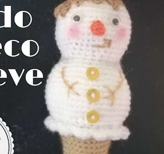 PATRON GRATIS HELADO MUÑECO DE NIEVE AMIGURUMI 65543