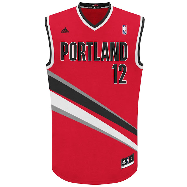 Portland Trailblazers Red Jersey Aldridge