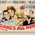 ALICE FAYE AND CARMEN MIRANDA IN 'THE GANG'S ALL HERE'