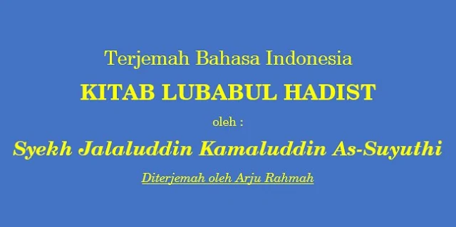 Terjemah Kitab Lubabul Hadist Bahasa Indonesia, Bab Kedua