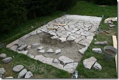 Altánok, dlažba