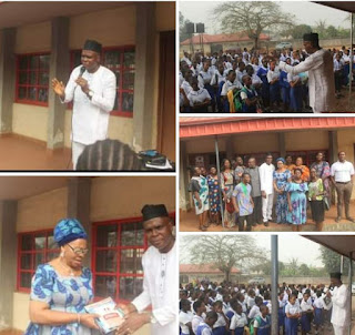 EFCC, ACE Nkechi Ude on Friday, February 17, 2023 charged students of Imaguero College, Benin City to uphold discipline and good moral values