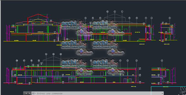 Building Conference centre freecad Dwg   