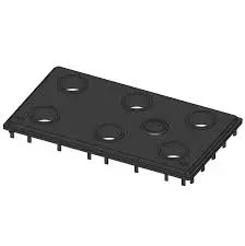 Lead-acid battery cell cover.
