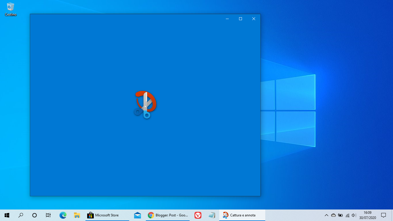 Nuova icona per Cattura e annota anche in Windows 10 stabile