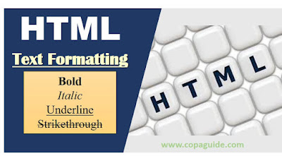 HTML Text Formatting