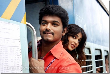 Vijay, Genelia Velayutham movie stills  9