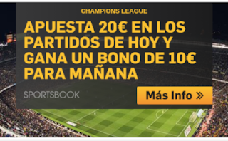 betfair promocion champions league 23 octubre