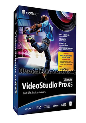 Cover Of Corel VideoStudio Pro x5 Version 15.0 (2012) Full Latest Version Free Download At worldfree4u.com