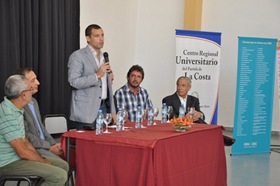 Intendente Juan Pablo de Jesús en presentación dle inicio del CBC de la UBA