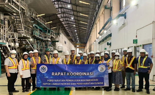 FajarPaper Dikunjungi KLH/BLH, Kemenperin, dan APKI Bahas Limbah dan regulasi Impor