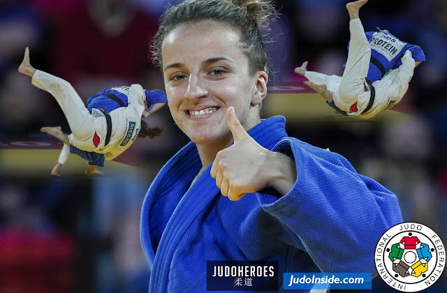 Albanian judoka Distria Krasniqi first place in the world list for 2020