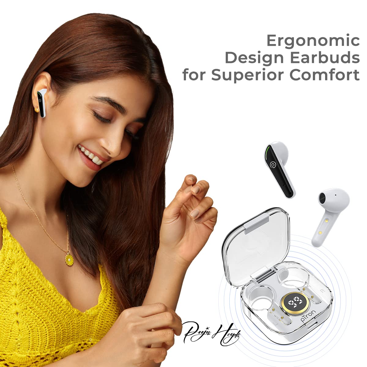 PTron Newly Launched Bassbuds Nyx in-Ear Wireless Headphone