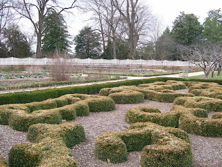 Upper garden at Mount Vernon.