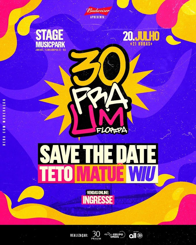 20/07/2024 Shows de Matuê, Teto e WIU em Florianópolis [Stage Music Park]