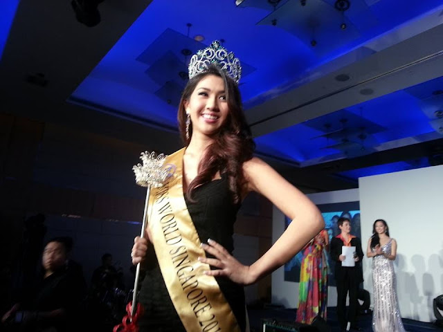 Miss World Singapore 2013 winner Maria Anna Weiling Zenieris