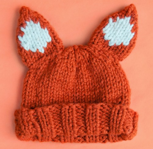 Super Chunky Fox Hat - Free Pattern