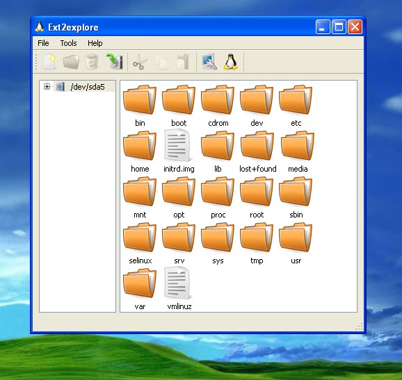 Ext2explore - Accede a Linux desde Windows