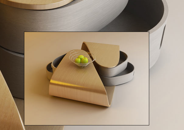 Rotating Drawers Design by Nenad Kostadinov