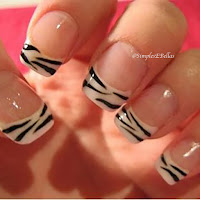 Unha Decorada - Animal Print - Zebra