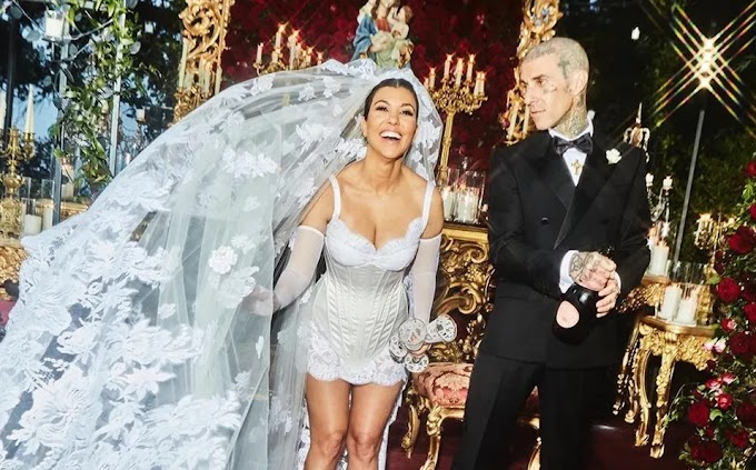  Kourtney Kardashian and the meaning of her wedding dress