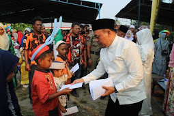 Plt Bupati Labuhanbatu Santuni 95 Orang Anak Yatim Piatu