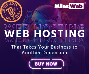 MilesWeb Hosting Banner