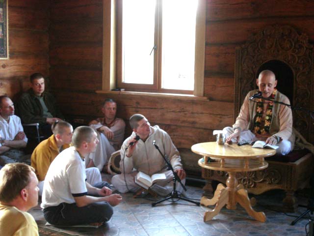 Sankarshan Das Lecture on Bhagavad Gita, New Gokula, Lithuania