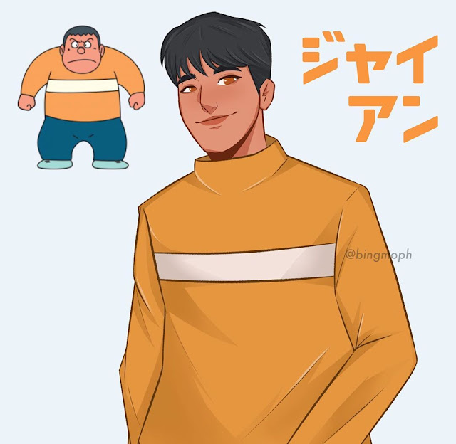 5 Fan art Doraemon serial characters that are really cool