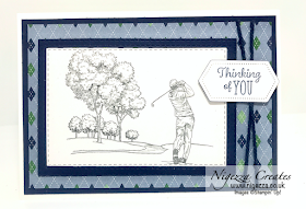 Nigezza Creates with Stampin' Up! Country Club for Ink, Stamp, Share March 2020 Blog Hop: Let's Her It For The Boys