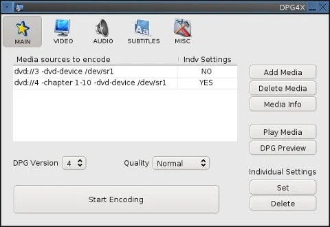 Download DPG4X besplatni program za Linux, Mac OS X i Windows