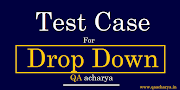 Test Cases for Dropdown (Negative and Positive)