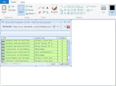 Gunakan tombol Alt+Printscreen