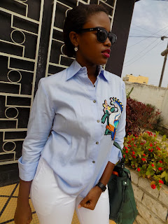 FashionDRA | DIY + Lookbook : The Embroidered Shirt 