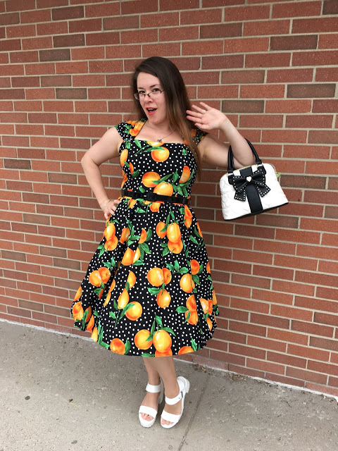 Bernie Dexter Veronique oranges dress