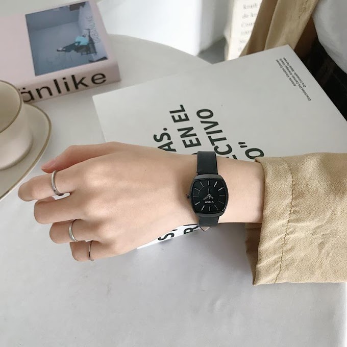 [ dazhuang.vn ] Đồng hồ đeo tay mặt vuông thiết kế đơn giản phong cách retro
