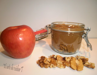 Mermelada casera de manzana, canela y nueces