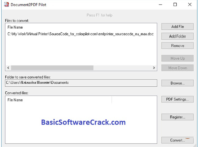 HTML2PDF Pilot 2.26 - Basicsoftwarecrack