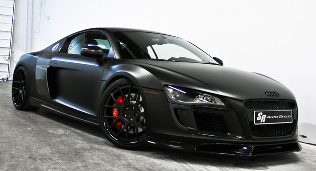 some dark style to Audi's R8 supercar The tuning house starts off with