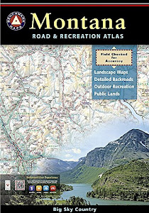 Montana Benchmark Road & Recreation Atlas 2015