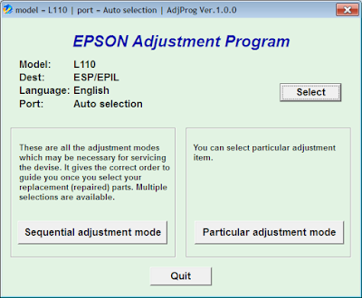 Cara Reset Printer Epson